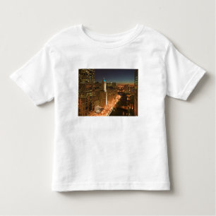 Camiseta Infantil EUA, Illinois, Chicago: O loop: Edifícios