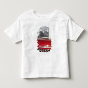 Camiseta Infantil EUA, Indiana, castanho-aloirado: