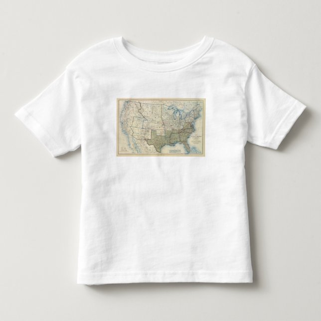 Camiseta Infantil EUA junho de 1862 (Frente)