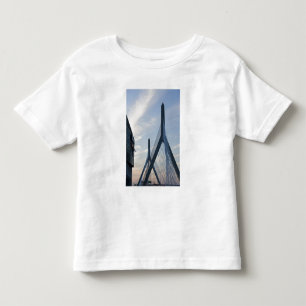 Camiseta Infantil EUA, Massachusetts, Boston. A Ponte Zakim. 2