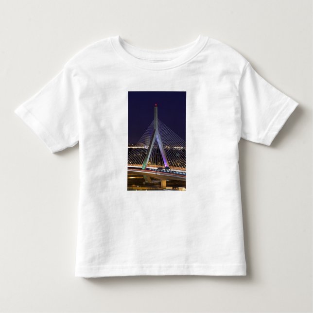 Camiseta Infantil EUA, Massachusetts, Boston. Leonard Zakim (Frente)