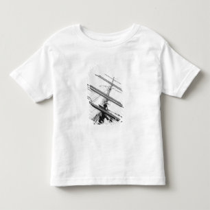 Camiseta Infantil EUA, Massachusetts, Boston. Mastros de navio alto.