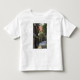 Camiseta Infantil EUA, Massachusetts, Boston, monte de baliza