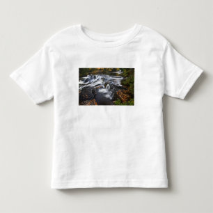 Camiseta Infantil EUA, Michigan, Península Superior. Bond Falls e