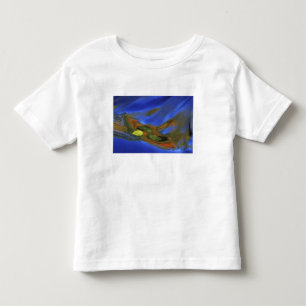 Camiseta Infantil EUA, Michigan, Upper Peninsula, folha de bétula em
