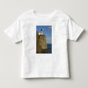 Camiseta Infantil EUA, Minnesota. Farol Split Rock no Lago