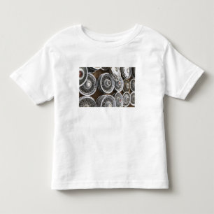 Camiseta Infantil EUA, Novo México, Prewitt: Tampas de roda / Rt. 66