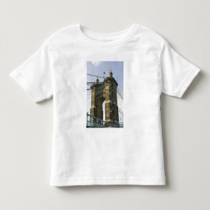 Camiseta Infantil EUA, Ohio, Cincinnati: Suspensão Roebling