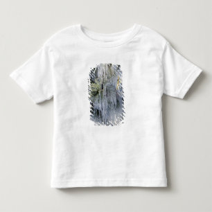 Camiseta Infantil EUA, Oregon, Bend. O gelo no pinheiro Ponderosa