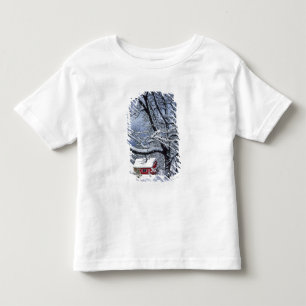 Camiseta Infantil EUA, Oregon, Condado de Clackamas. Neve fresca cob