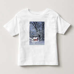 Camiseta Infantil EUA, Oregon, Condado de Clackamas. Neve fresca cob