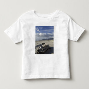 Camiseta Infantil EUA, Oregon, Dunas de Areia e Oceano, Pacific City