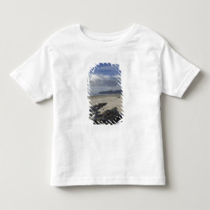 Camiseta Infantil EUA, Oregon, Dunas de Areia e Oceano, Pacific City
