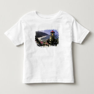 Camiseta Infantil EUA, Oregon, Florence. Farol de Heceta Head