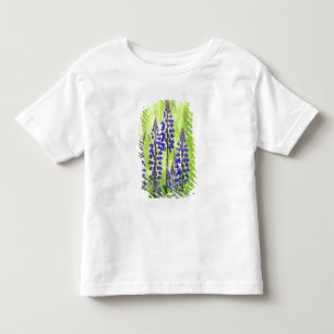 Camiseta Infantil EUA, Oregon, Mt. Hood Floresta Nacional, Lupino