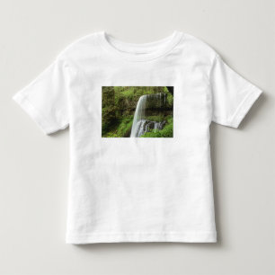 Camiseta Infantil EUA, Oregon, Parque Estadual Silver Falls. Baixo