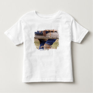 Camiseta Infantil EUA, Oregon, Seneca, rancho de Ponderosa. Vaqueiro