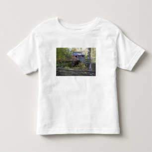 Camiseta Infantil EUA - Tennessee. Moinho de cabos na área de Cades