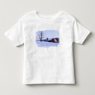 Camiseta Infantil EUA, Virgínia, Shenandoah Valley, celeiro