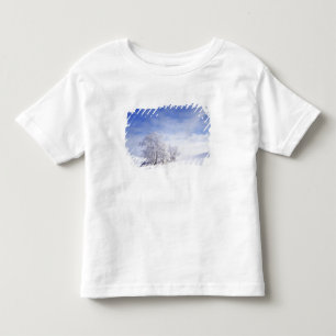 Camiseta Infantil EUA, Washington, Área de Palouse, Preto Geado