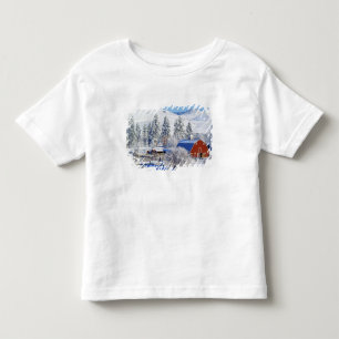 Camiseta Infantil EUA, Washington, Methow Valley, Celeiros em