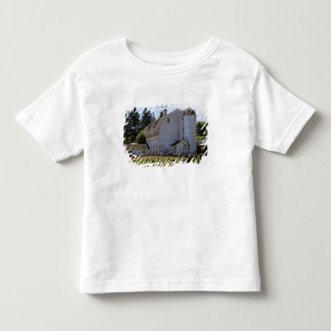 Camiseta Infantil EUA, Washington, Pullman, Celeiro (Frente)