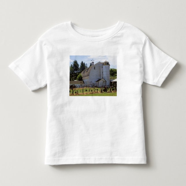 Camiseta Infantil EUA, Washington, Pullman, Celeiro (Frente)