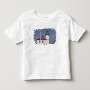 Camiseta Infantil EUA, Washington, Seattle, Alki Point Lighthouse, 2