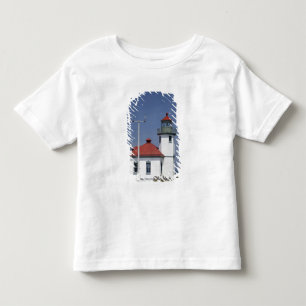 Camiseta Infantil EUA, Washington, Seattle, Farol Alki Point,