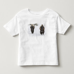 Camiseta Infantil EUA, WY, Parque Nacional Yellowstone, Bisão Americ