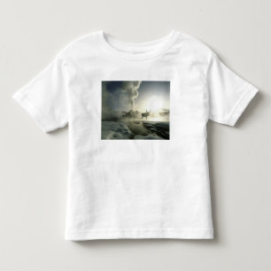 Camiseta Infantil EUA, Wyoming, Parque Nacional de Yellowstone. Nasc
