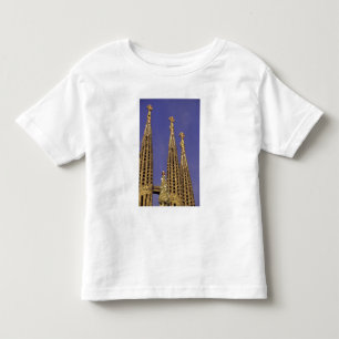 Camiseta Infantil Europa, Espanha, Barcelona Sagrada Familia