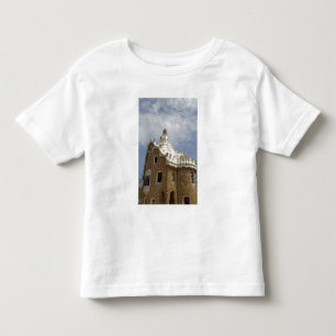 Camiseta Infantil Europa, Espanha, Catalunha, Barcelona. Parque Güel