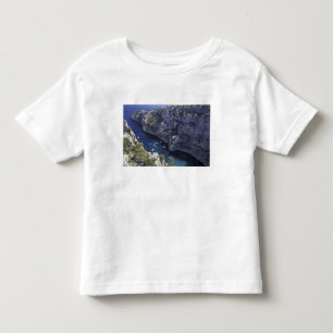 Camiseta Infantil Europa, França, Provença, Calanques. Calcário