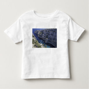 Camiseta Infantil Europa, França, Provença, Calanques. Limestone