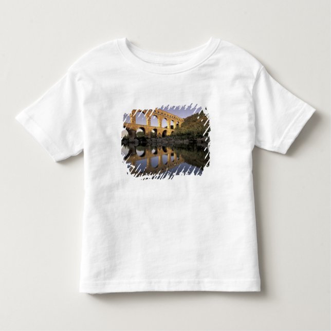 Camiseta Infantil Europa, França, Provença, Gard; Pont du Gard, (Frente)