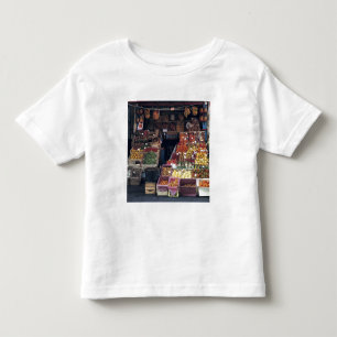 Camiseta Infantil Europa, Itália, área de Veneza. Frutas coloridas e