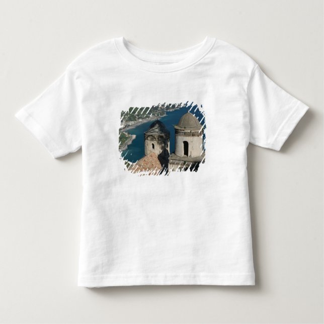 Camiseta Infantil Europa, Itália, Campânia, (Costa Amalfi), 3 (Frente)