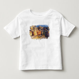 Camiseta Infantil Europa, Itália, Cinque Terre. Vila de Vernazza