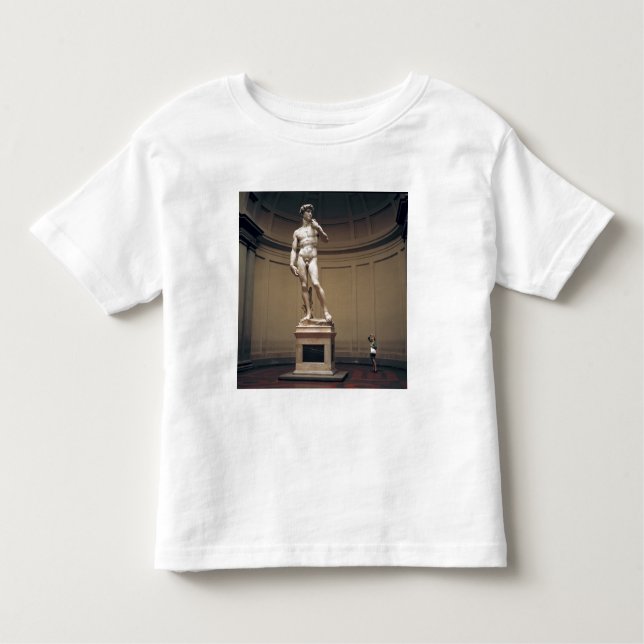 Camiseta Infantil Europa, Itália, Florença. O tamanho real do (Frente)