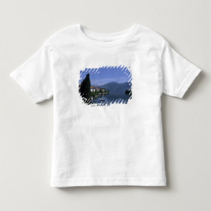 Camiseta Infantil Europa, Itália, Lago de Como, Tremezzo. Norte