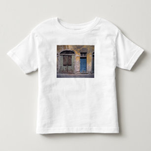 Camiseta Infantil Europa, Itália, Lucca. Estas velhas portas adicion