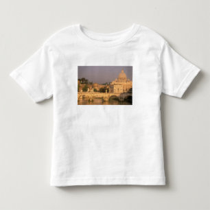 Camiseta Infantil Europa, Itália, Roma, O Vaticano. Basílica de São