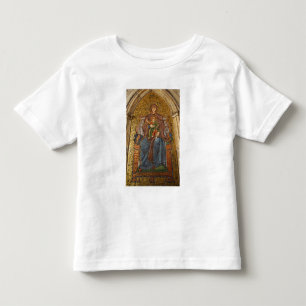 Camiseta Infantil Europa, Itália, Sicília, Taormina. Madona e menino
