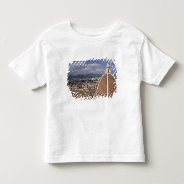 Camiseta Infantil Europa, Itália, Toscana, Florença. Piazza del (Frente)