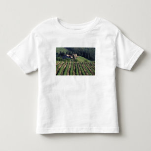 Camiseta Infantil Europa, Itália, Toscana. Vila cênica chipre.