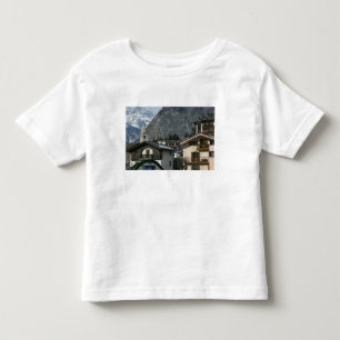 Camiseta Infantil Europa, Itália, Vale d'Aosta, COURMAYEUR: Cidade