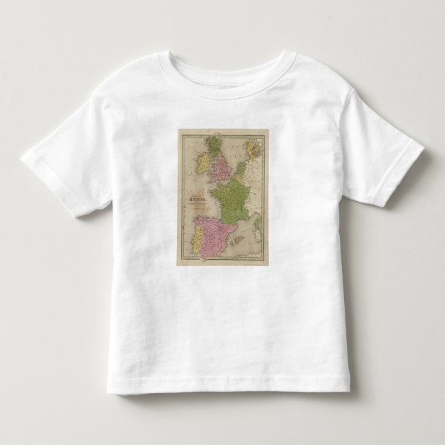 Camiseta Infantil Europa ocidental (Frente)