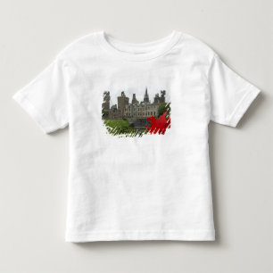 Camiseta Infantil Europa, País de Gales, Cardiff. Castelo de Cardiff