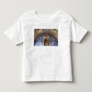 Camiseta Infantil Europa, Portugal, Obidos. Arquitetura colorida